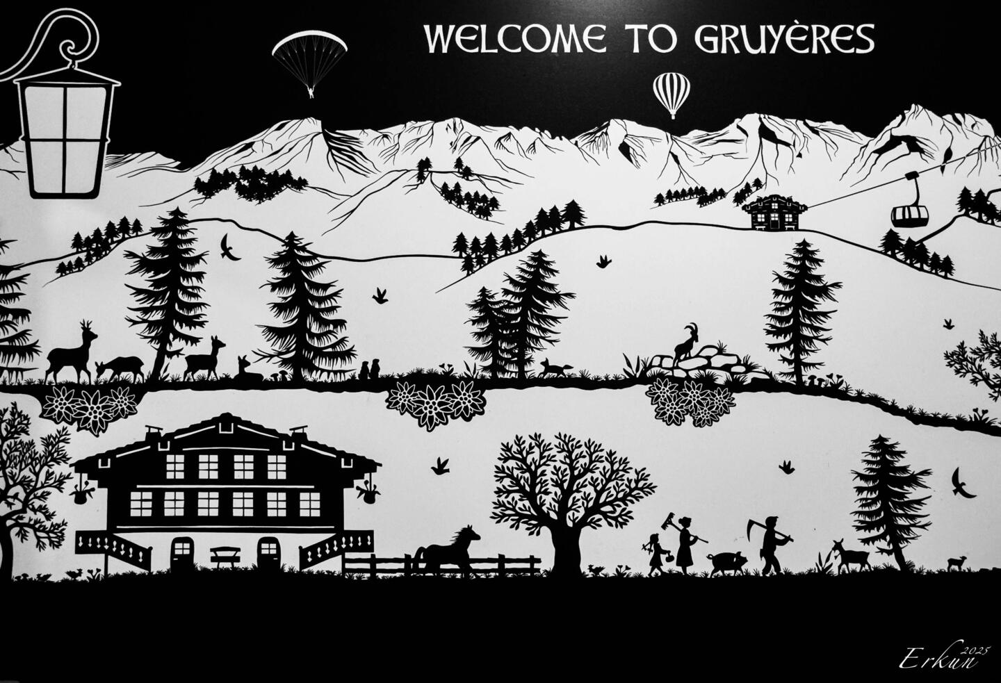 Welcome to Gruyères, Switzerland.