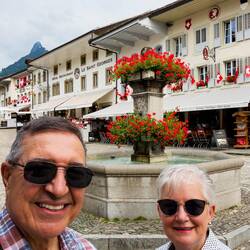 Fountain on Rue de Bourg — Gruyères, Switzerland.