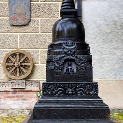A stupa at the Tibet Museum — Gruyères, Switzerland.