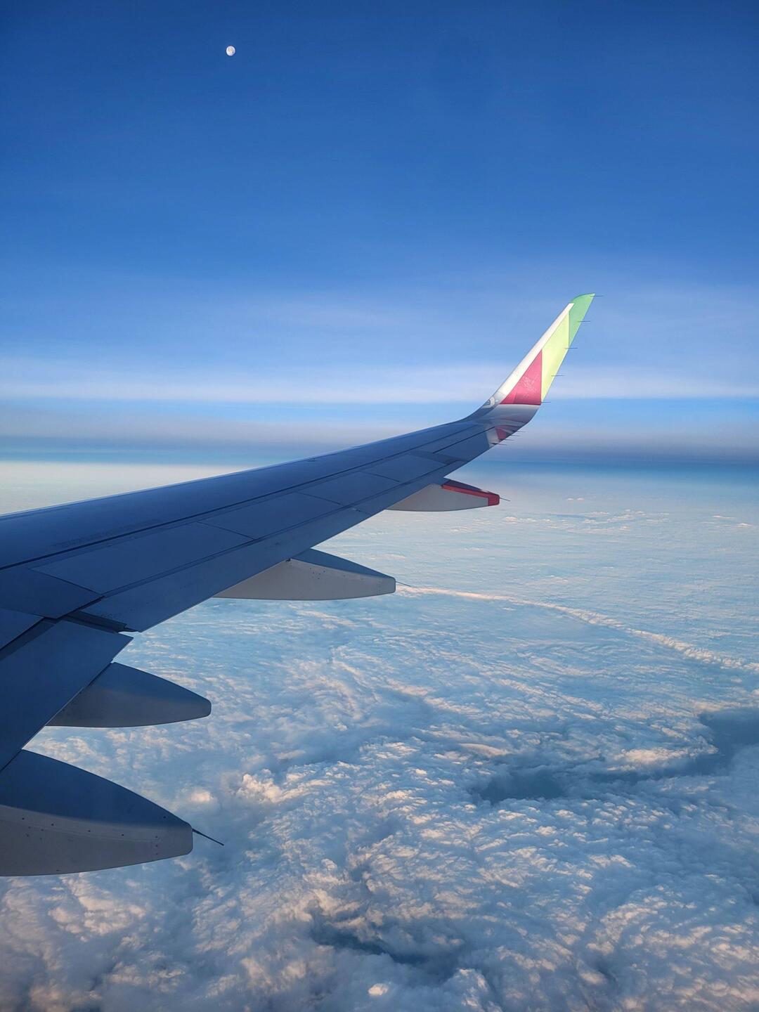 Anflug auf Lissabon.