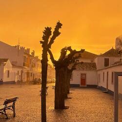 The sky in Porto Covo after a rain shower