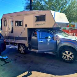 Auch gleich noch Wasser auffüllen.