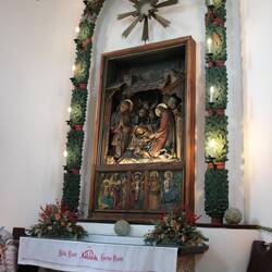 Dawn loved the altar cloth.