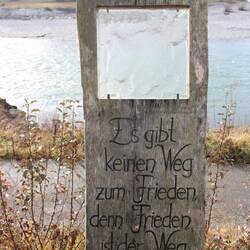 There is no way to peace. Peace is the way.