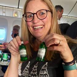 Very much enjoying the free drink😂😂😂