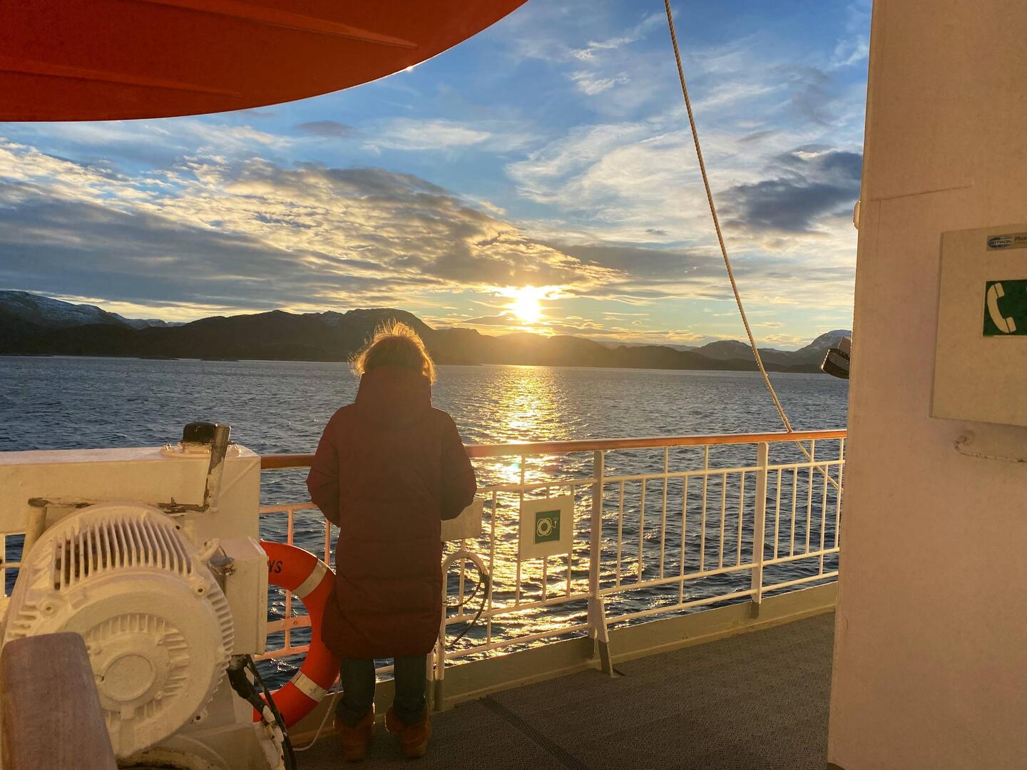 Appearance of the Sun just after midday