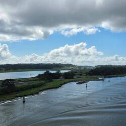 Beide Schleusen im Blick