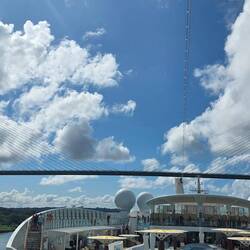 Gleich geht's unten durch