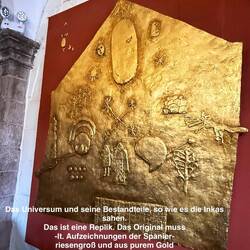 Das Universum so wie es die Inkas sahen. Aus purem Gold!