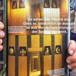 Als die Spanier kamen fanden sie die Räume so vor. Gold war für die Inkas kein Zahlungsmittel.