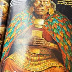 Gold war rituelles und dekoratives Material. Alle Inka Könige wurden mumifiziert.