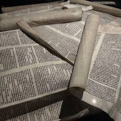 "Sadly discarded" Torah portions found in ruins