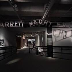 AUSCHWITZ-BIRKENAU-"Arbeit macht frei" (Work sets you free) DECEPTION