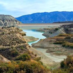 On approche du lac incroyable...