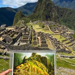 So sah Machu Picchu im Gebrauchszustand aus (Bild unten).