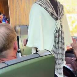 Modeschau im Zug 😁👍