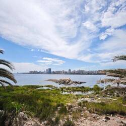 Aussicht von der Rambla in Richtung Altstadt
