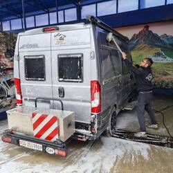 Alex voll in Action.