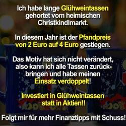Zu blöd, die Becher sind zuhause geblieben .... 🤦🏼‍♀️