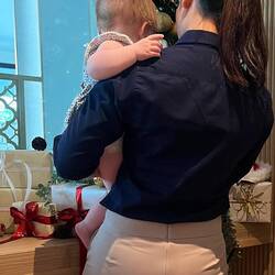 Wie jeden Morgen mit den Angestellten schäkern