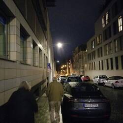 Found a restaurant open Sunday evening a dark ally's journey away.