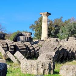 Überreste des Zeus-Tempel