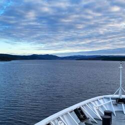 Bergen very very much in the distance...