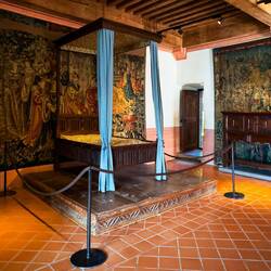 The Counts' Room ... with 16th century tapestries @ Château de Gruyères — Gruyères, Switzerland.