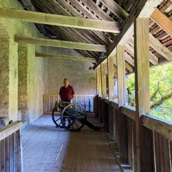 One of the galleries @ Château de Gruyères — Gruyères, Switzerland.