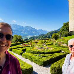 The formal garden @ Château de Gruyères — Gruyères, Switzerland.