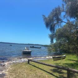 Cooribah under Frühstücksplatz heute