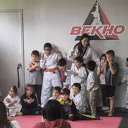 Felix nimmt Taekwondo sehr ernst