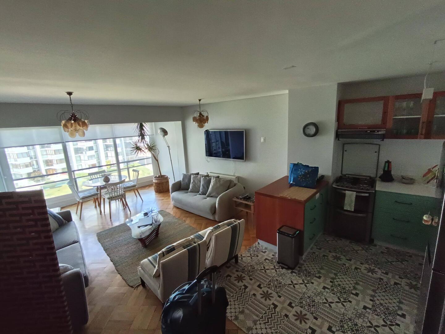 Unsere Wohnung mit Blick auf den Strand