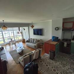 Unsere Wohnung mit Blick auf den Strand