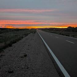 Abendröte an der 144