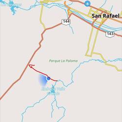 Unsere tatsächliche Route