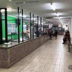 Umsteigestation in Tennant Creek / Transfer station in Tennant Creek