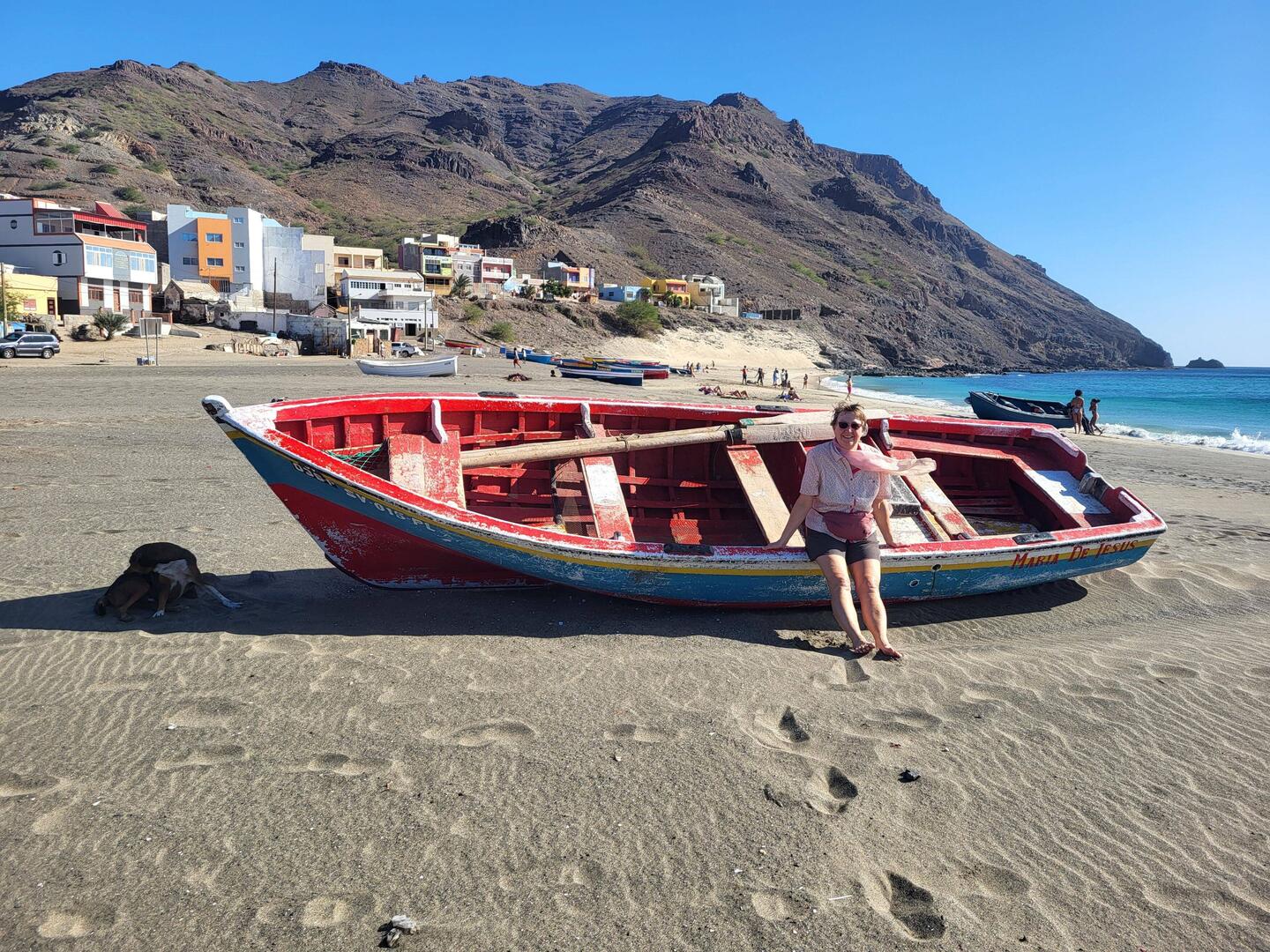 Am Strand von São Pedro.
