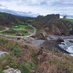 Schlafplatz im Hintergrund