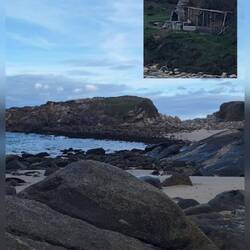 Kleiner Spaziergang an der Küste, perfekte beach