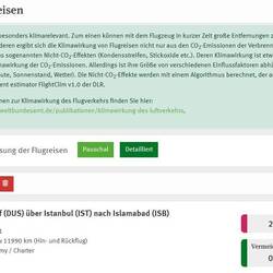 CO2e Berechnung vom UBA inkl. Nicht-CO2-Effekte