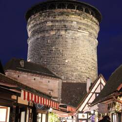 Several of these medeival towers punctuate the walls.