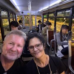 Wir im Ding-Dong. Natürlich oben 😊