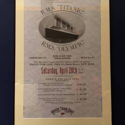 Die Titanic startete April 1911 in Southampton, in France, Island weitere Passagiere geladen