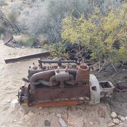 Der hat die Wasserpumpe angetrieben.