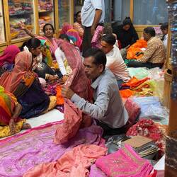 An example of yesterday's busy retail