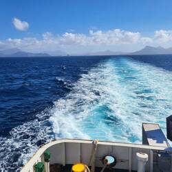 Die Überfahrt von São Vicente nach Santo Antão.