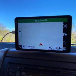 Selbst das Navi weiss nicht genau wo wir sind