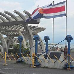 Die Fahne Costa Ricas