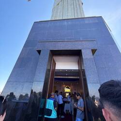 ...in der Kapelle von Corpus Christi fand eine Taufe statt. Welch ein Platz um getauft zu werden!